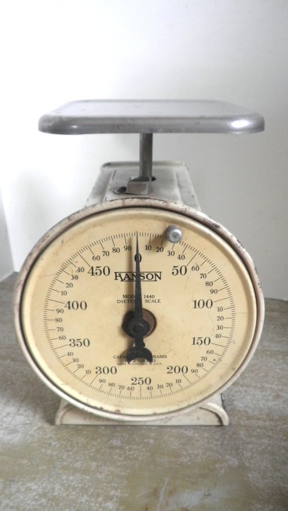 Vtg Hanson 500 Gram Dietetic Scale