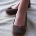 Modern Romance - Handmade Leather flat shoes - CUSTOM FIT