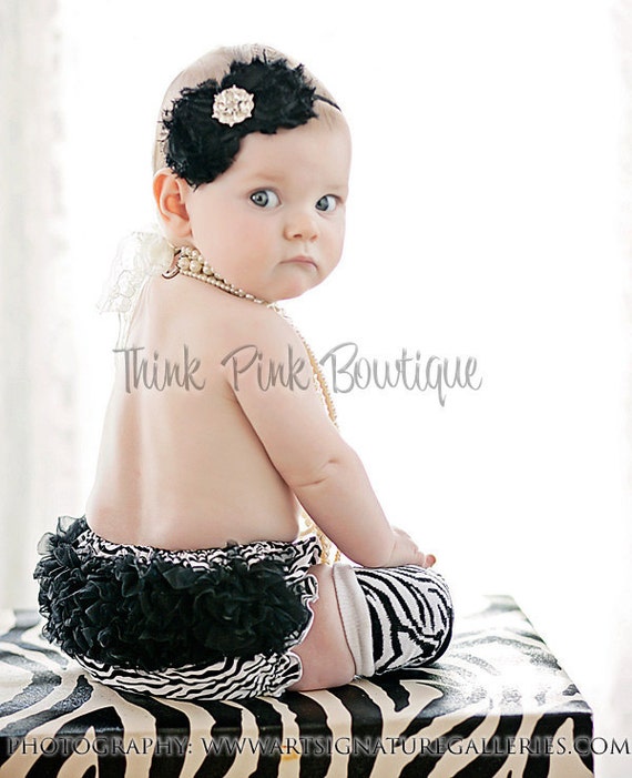 Baby Headband, Black headband, newborn headband, baby headbands, Christmas Headband, Halloween Headband,baby girl headband, Hair Bows, (5) by ThinkPinkBows