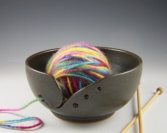 Matte Black Yarn Bowl