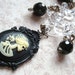 Zombie Cameo Necklace with Lucite Chain Links