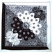 2 in 1 Black & White Gasmask Bandana Punk Industrial Cyber Goth