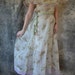 Vintage Romantic 1900's Lavender & Sage Organza Gown HOLD for Samantha