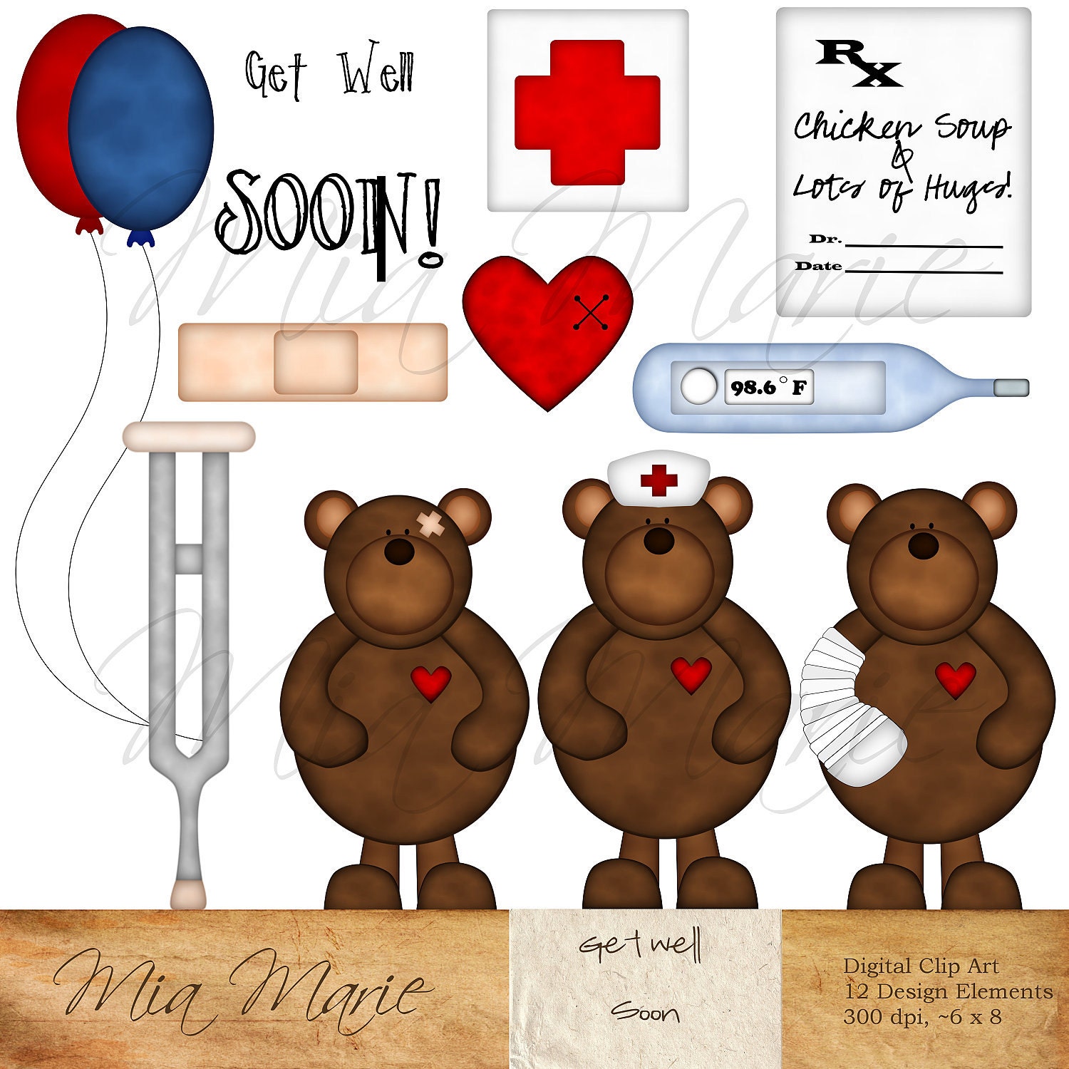 free funny get well clipart - photo #5