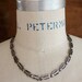 Vintage 1930's Mexican sterling silver tulip necklace and matching earrings