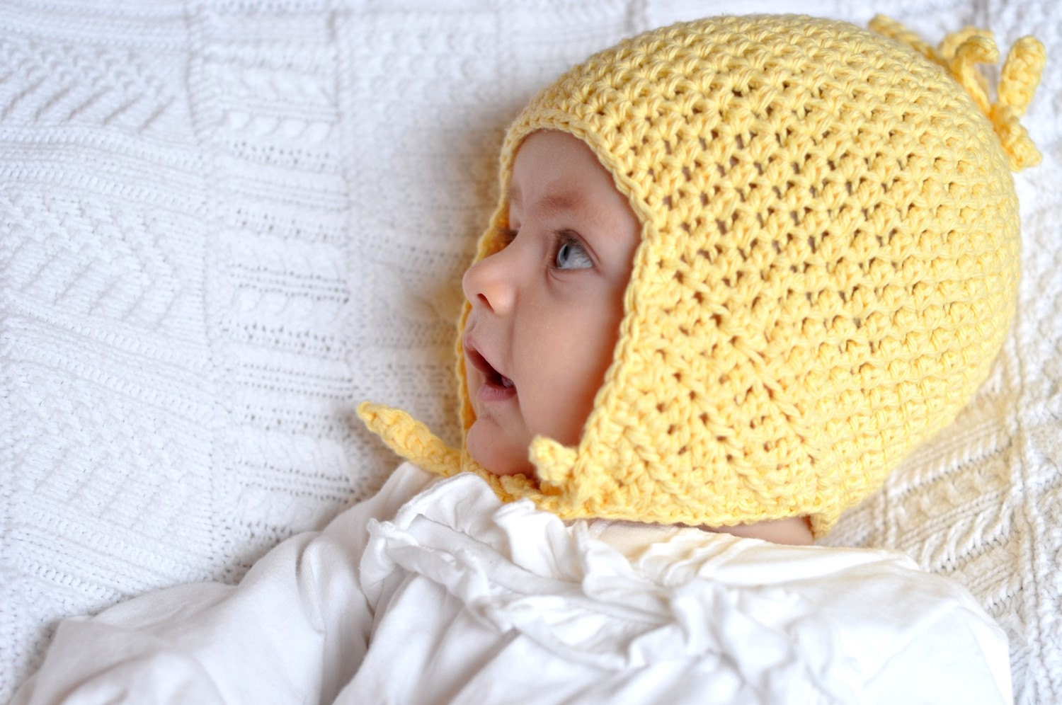 Crochet Pattern Baby Earflap Hat for Boys and Girls PDF