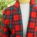 Red Plaid Pendleton Skirt Suit Lennox Tartan