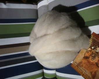 Alpaca Roving White Alpaca Fiber Spinning Fiber 1 or 2 oz