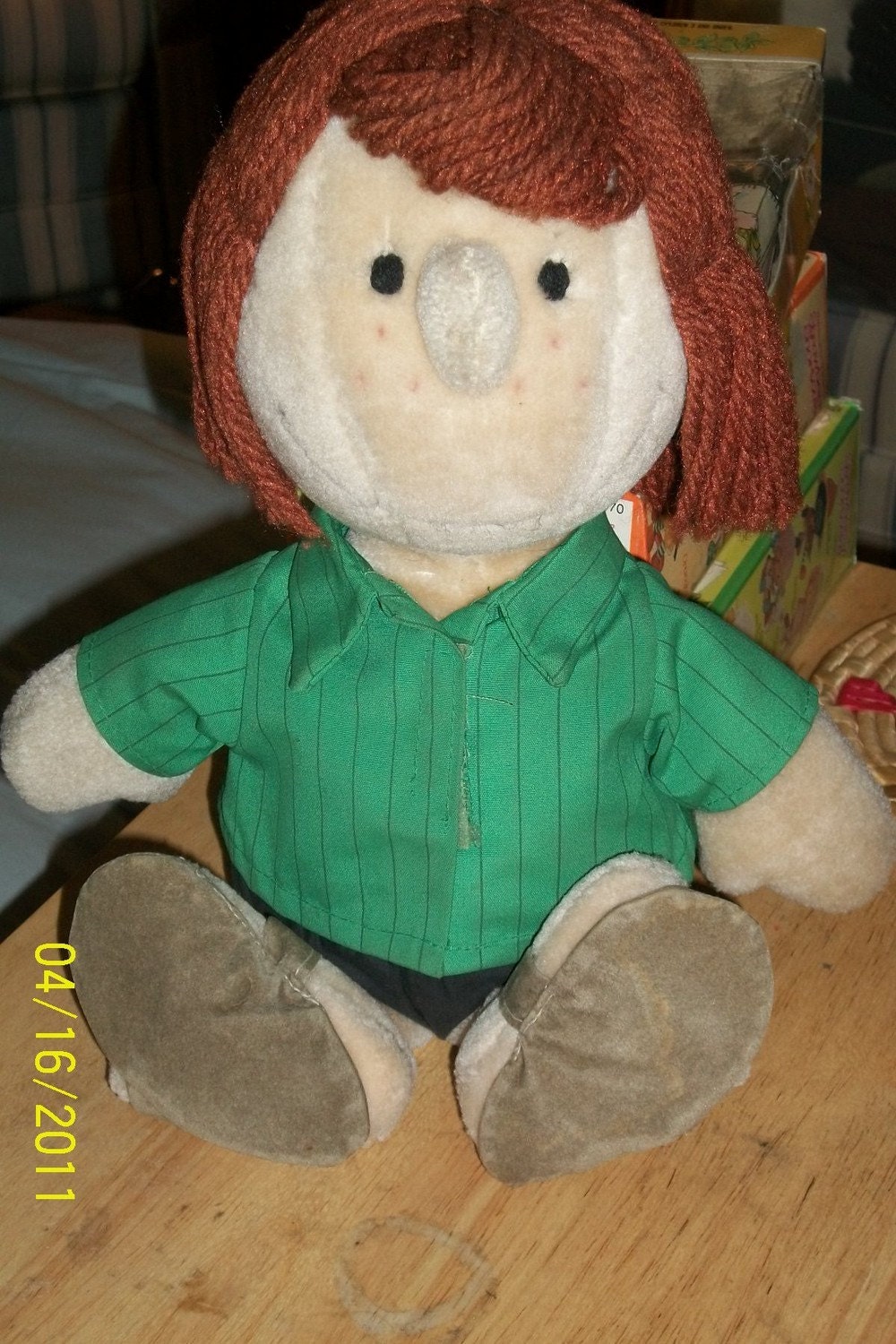 peppermint patty plush doll