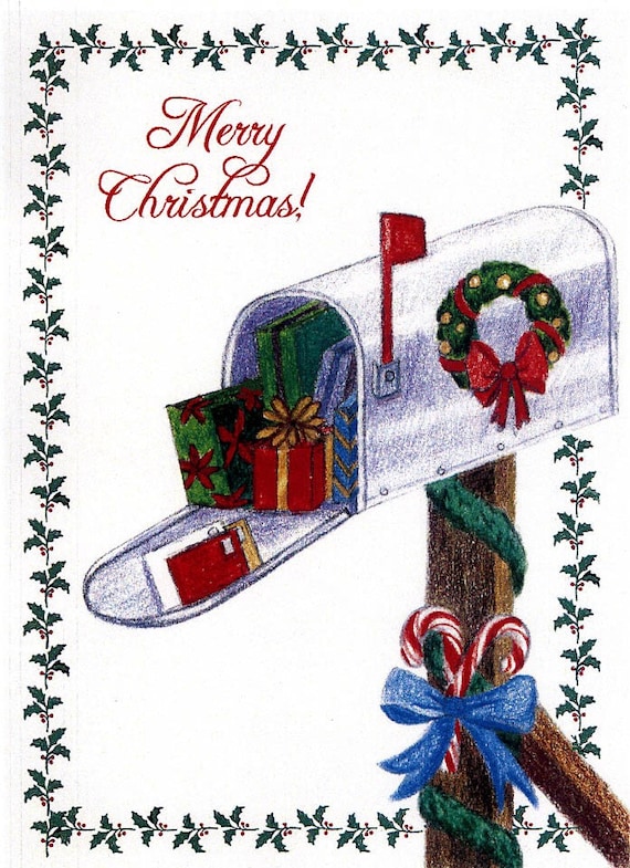 christmas-thank-you-postcard-from-mail-carrier-10pk-mailman