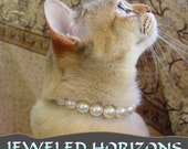 Pearl Cat Collar with Magnetic Safety Clasp