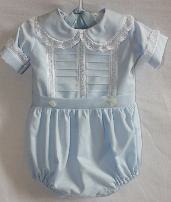 Items similar to Boys Mock Buttonon Bubble Suit on Etsy