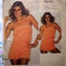 McCall's 6597 Cute Vintage 70s Romper Playsuit Sewing Pattern Size Medium