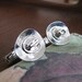 Cowboy Hat Cuff Links Mens Silver