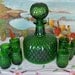 Vintage Decanter with 8 Glasses RESERVED