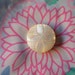 Vintage Mother of Pearl Hand Carved Button