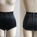 Satin Burlesque Shorts High Waisted