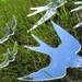 CUSTOM listing for Larissa - Mirror Silhouette Wall Decor - Set of 3 Swallows