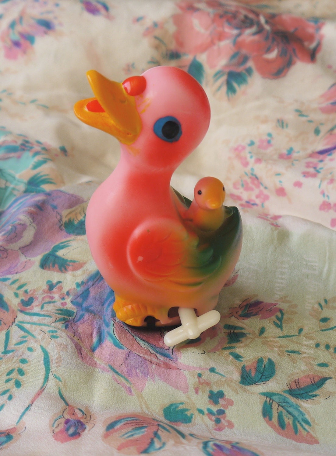 Vintage Mechanical Wind Up Toy Duck