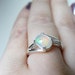 Natural Multicolor Opal In Sterling Silver Ring 0.7ct. Size 7