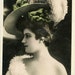 Vintage Postcard "Woman in Feathered Hat", Paper Ephemera, Collectibles - 0037