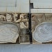 RARE 3 PLUS sets of snack master glass luncheon plates mid century style wheat design party ware