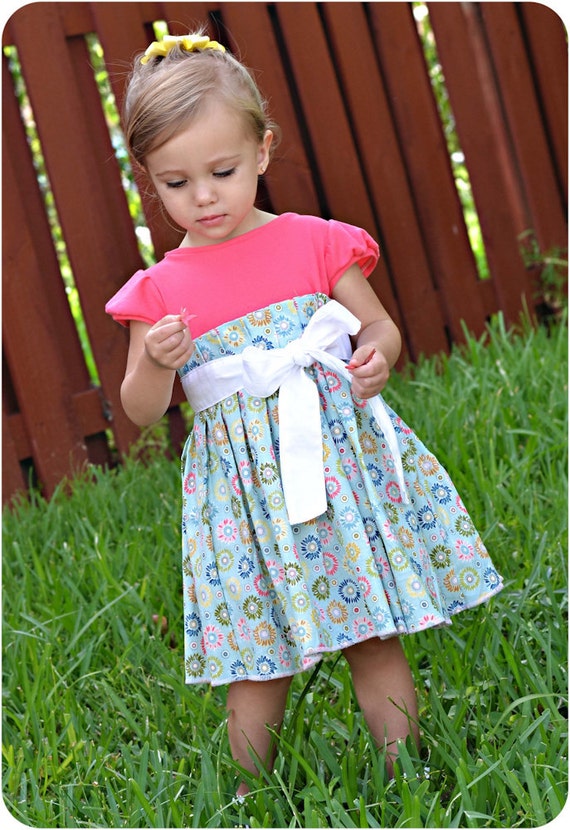 Natalie Dress: Girls Dress PDF Pattern Baby & Toddler Dress