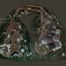 Fairy scarf in green beige white and brown, Art Nouveau Ar Nuovo, fantasy elven clothing, interlace, flowers