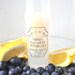 Solid Lotion Bar Blueberry Lemon Verbena Barefoot Butter in a twist up tube