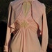 Vintage Pink maxi dress, 1980s Pretty in Pink, 1970s Gown with Jacket, Retro Prom or Bridesmaid Formal