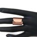 Knuckle Ring, Copper ring, Armor, Shield, Wide, Long, Boho, Hippie, Goth, Minimalist, fine copper
