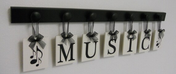  Musical  Wall  Decor  Personalized Hanging Letters includes