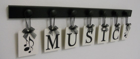  Musical  Wall  Decor  Personalized Hanging Letters includes