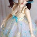 LAST ONE Vanilla & turquoise dress for MSD