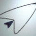 Star Trek Live Long And Prosper Dichroic Glass Trekkie Necklace -Free Shipping-