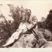 A Rest on the Rocks- Couple on Nature Walk- 1920s Vintage Photograph