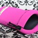 Neoprene lens case - hot pink