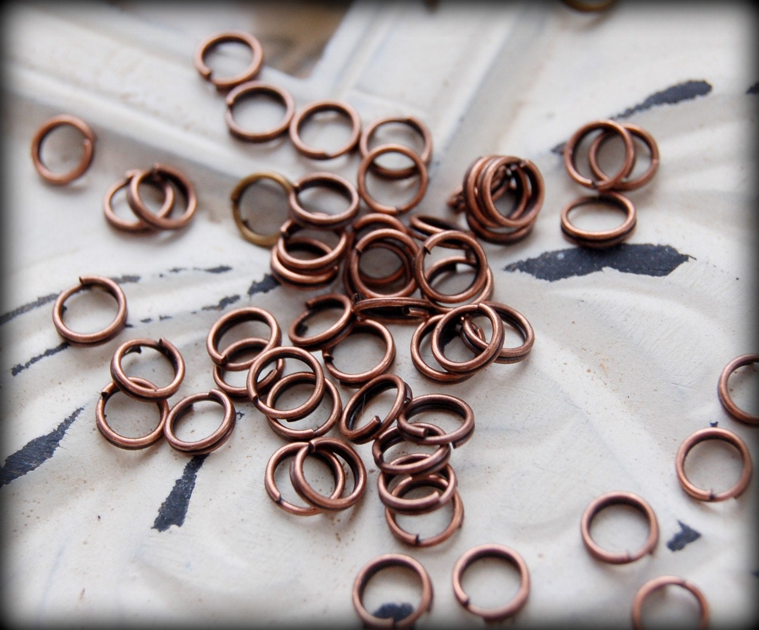 Split Ring 100 pcs Copper Double Loop Split Open Jump Rings