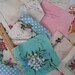13 Souvenir Occasion Curiosities Circa 1920's and 1930's - Vintage Napkin Party Souvenirs from Weddings and Anniversary Parties