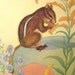 Chipmunk Illustration 1936 Children's Book Friends of the Forest