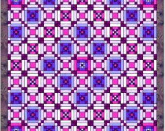 Ice Pellets Quilt Pattern by Curlicue Creations