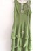 Romantic Spring Green Eco Friendly Tiered Chiffon Dress/ Urban Chic