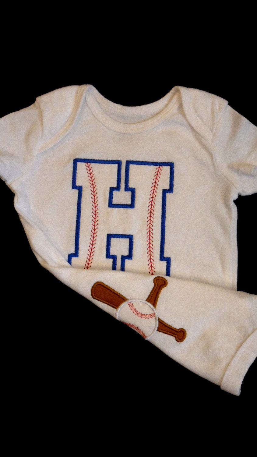 Monogram Baby Boy Clothes Baseball Outfit Monogrammed and