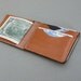 GARNY -Leather Fold No.4 Tan - Simplified wallet from vegetable dyed leather - Free Shipping