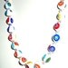Murano Millefiori Glass Necklace with Crystals