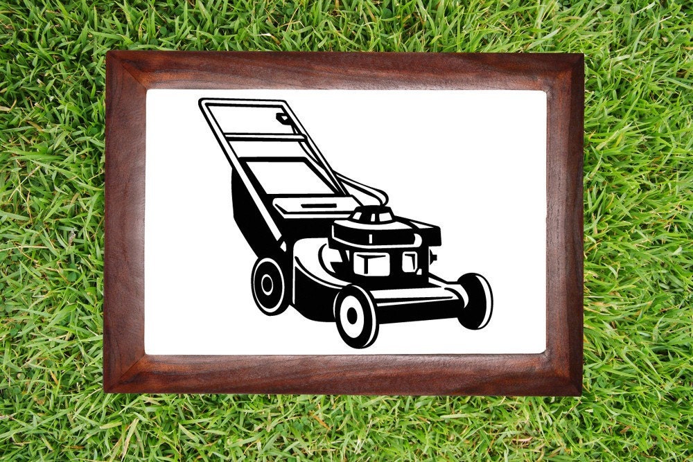 Lawnmower Lawn Art Lawn Mower Wall Decal Wall Decor Home