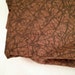 SALE 1950s Vintage Cotton Fabric Yardage Spiderweb Design 7 yards
