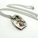 Steampunk Necklace Vintage Bulova Clockwork Pendant With Swarovski Crystal