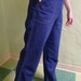 BLUE JEAN BABY--Adorable High Waisted 1940s Jeans Denim Pants--S