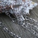 Silver plated large link chain (7 x 8 mm)- 3 feet